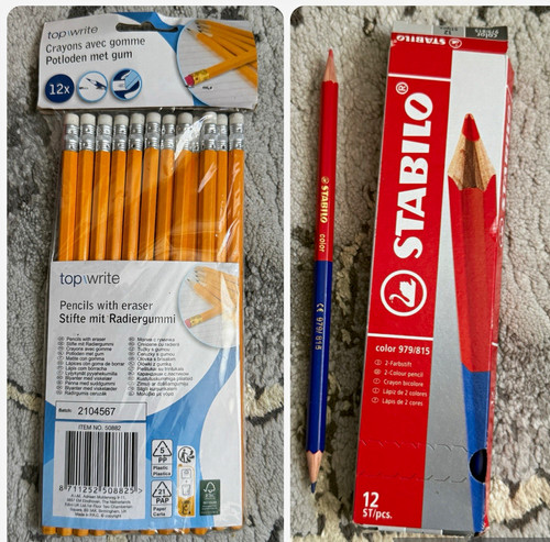 Stabilo farbstift - 12,