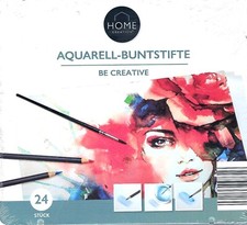 24 Aquarell-Buntstifte in der